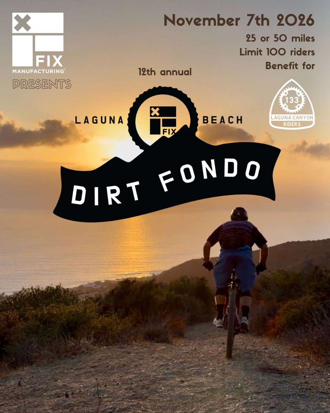 The 12th Annual Laguna Beach Dirt Fondo