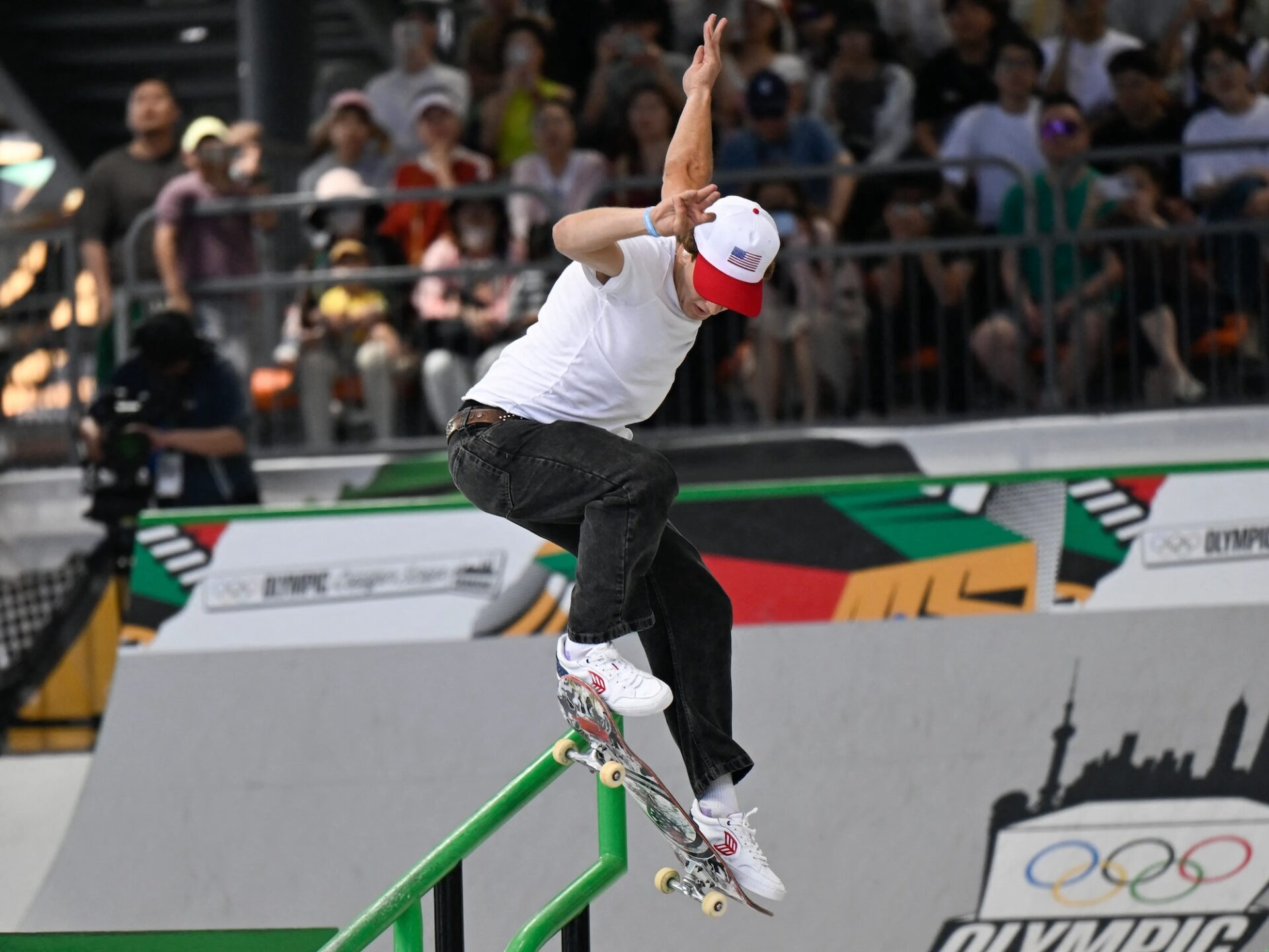 street paris course olympics skateboarding