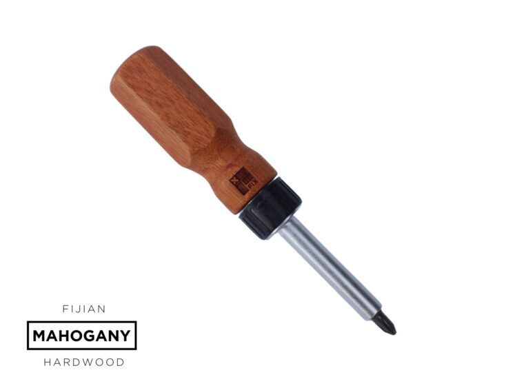 mahogany wooden handle screwdriver